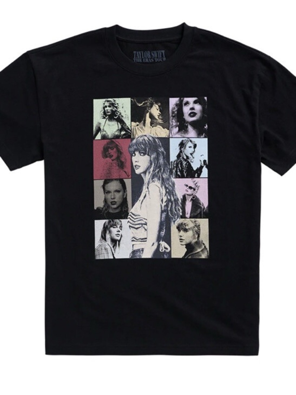Taylor Swift Eras Tour Official Merch Shirt Black